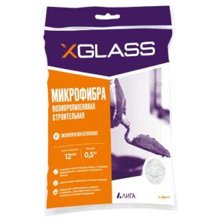 Фибра полипропиленовая 12мм (фасовка-0,5кг/коробка 12кг) XGLASS