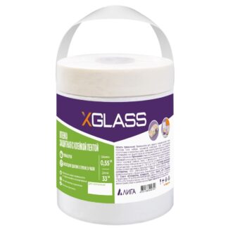 Плёнка защитная с клейкой лентой XGLASS, 1400мм х 33м