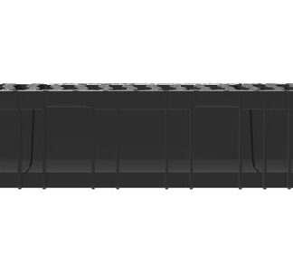Лоток пластиковый SteePlain DN100 H100 с решёткой пластиковой